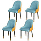 Scandinavian Metal Chairs Set Solid Back Arm Dining Room Kitchen Chair Orange Blue 4 Piece Set Brass Gold Clearhalo ' kitchen&dining_furn' 'Dining Chairs' 'Dining Tables & Seating' 'dining_chair' 'furn' 'furn_dining_chair' 'Furniture' 'furniture_dining_chair' 'Kitchen & Dining Furniture' 'kitchen' 4037915