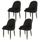 Scandinavian Metal Chairs Set Solid Back Arm Dining Room Kitchen Chair Black 4 Piece Set Brass Gold Clearhalo ' kitchen&dining_furn' 'Dining Chairs' 'Dining Tables & Seating' 'dining_chair' 'furn' 'furn_dining_chair' 'Furniture' 'furniture_dining_chair' 'Kitchen & Dining Furniture' 'kitchen' 4037918