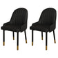Scandinavian Metal Chairs Set Solid Back Arm Dining Room Kitchen Chair Black 2 Piece Set Brass Gold Clearhalo ' kitchen&dining_furn' 'Dining Chairs' 'Dining Tables & Seating' 'dining_chair' 'furn' 'furn_dining_chair' 'Furniture' 'furniture_dining_chair' 'Kitchen & Dining Furniture' 'kitchen' 4037920