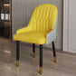 Scandinavian Metal Chairs Set Solid Back Arm Dining Room Kitchen Chair Gray-Yellow 1 Piece Brass Gold Clearhalo ' kitchen&dining_furn' 'Dining Chairs' 'Dining Tables & Seating' 'dining_chair' 'furn' 'furn_dining_chair' 'Furniture' 'furniture_dining_chair' 'Kitchen & Dining Furniture' 'kitchen' 4037934