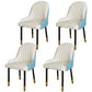 Scandinavian Metal Chairs Set Solid Back Arm Dining Room Kitchen Chair Blue-White 4 Piece Set Brass Gold Clearhalo ' kitchen&dining_furn' 'Dining Chairs' 'Dining Tables & Seating' 'dining_chair' 'furn' 'furn_dining_chair' 'Furniture' 'furniture_dining_chair' 'Kitchen & Dining Furniture' 'kitchen' 4037936