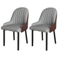 Scandinavian Metal Chairs Set Solid Back Arm Dining Room Kitchen Chair Gray Coffee 2 Piece Set Black Clearhalo ' kitchen&dining_furn' 'Dining Chairs' 'Dining Tables & Seating' 'dining_chair' 'furn' 'furn_dining_chair' 'Furniture' 'furniture_dining_chair' 'Kitchen & Dining Furniture' 'kitchen' 4037941