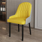 Scandinavian Metal Chairs Set Solid Back Arm Dining Room Kitchen Chair Gray-Yellow 1 Piece Black Clearhalo ' kitchen&dining_furn' 'Dining Chairs' 'Dining Tables & Seating' 'dining_chair' 'furn' 'furn_dining_chair' 'Furniture' 'furniture_dining_chair' 'Kitchen & Dining Furniture' 'kitchen' 4037949