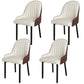 Scandinavian Metal Chairs Set Solid Back Arm Dining Room Kitchen Chair Coffee-White 4 Piece Set Black Clearhalo ' kitchen&dining_furn' 'Dining Chairs' 'Dining Tables & Seating' 'dining_chair' 'furn' 'furn_dining_chair' 'Furniture' 'furniture_dining_chair' 'Kitchen & Dining Furniture' 'kitchen' 4037954