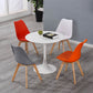 Eames Armless Dining Chairs Scandinavian Side Dining Chairs with Wood Legs Clearhalo ' kitchen&dining_furn' 'Dining Chairs' 'Dining Tables & Seating' 'dining_chair' 'Furniture' 'furniture_dining_chair' 'Kitchen & Dining Furniture' 'kitchen' 4038004