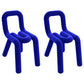 Contemporary Style Velvet Chair Set Open Back Side Dining Kitchen Chairs Royal Blue 2 Piece Set Clearhalo ' kitchen&dining_furn' 'Dining Chairs' 'Dining Tables & Seating' 'dining_chair' 'furn' 'furn_dining_chair' 'Furniture' 'furniture_dining_chair' 'Kitchen & Dining Furniture' 'kitchen' 4038096