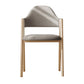 Modern Dining Arm Chairs Upholstered Open Back Armchair with Metal Legs Grey 1 Piece Natural Wood Clearhalo ' kitchen&dining_furn' 'Dining Chairs' 'Dining Tables & Seating' 'dining_chair' 'furn' 'furn_dining_chair' 'Furniture' 'furniture_dining_chair' 'Kitchen & Dining Furniture' 'kitchen' 4038137