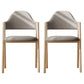 Modern Dining Arm Chairs Upholstered Open Back Armchair with Metal Legs Grey 2 Piece Set Natural Wood Clearhalo ' kitchen&dining_furn' 'Dining Chairs' 'Dining Tables & Seating' 'dining_chair' 'furn' 'furn_dining_chair' 'Furniture' 'furniture_dining_chair' 'Kitchen & Dining Furniture' 'kitchen' 4038138