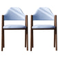 Modern Dining Arm Chairs Upholstered Open Back Armchair with Metal Legs Blue 2 Piece Set Walnut Clearhalo ' kitchen&dining_furn' 'Dining Chairs' 'Dining Tables & Seating' 'dining_chair' 'furn' 'furn_dining_chair' 'Furniture' 'furniture_dining_chair' 'Kitchen & Dining Furniture' 'kitchen' 4038150
