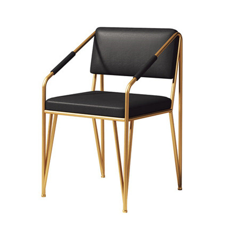 Scandinavian Style Metal Chairs Kitchen Open Back Side Chair (Set of 2) Clearhalo ' kitchen&dining_furn' 'Dining Chairs' 'Dining Tables & Seating' 'dining_chair' 'furn' 'furn_dining_chair' 'Furniture' 'furniture_dining_chair' 'Kitchen & Dining Furniture' 'kitchen' 4038161