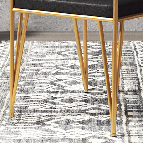 Scandinavian Style Metal Chairs Kitchen Open Back Side Chair (Set of 2) Clearhalo ' kitchen&dining_furn' 'Dining Chairs' 'Dining Tables & Seating' 'dining_chair' 'furn' 'furn_dining_chair' 'Furniture' 'furniture_dining_chair' 'Kitchen & Dining Furniture' 'kitchen' 4038165