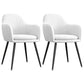 Upholstered Velvet Dining Arm Chair Solid Back Armchair with Metal Legs White 2 Piece Set Black Clearhalo ' kitchen&dining_furn' 'Dining Chairs' 'Dining Tables & Seating' 'dining_chair' 'furn' 'furn_dining_chair' 'Furniture' 'furniture_dining_chair' 'Kitchen & Dining Furniture' 'kitchen' 4038192