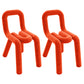Contemporary Style Velvet Chairs Dining Room Open Back Side Chairs Set Orange Red 2 Piece Set Clearhalo ' kitchen&dining_furn' 'Dining Chairs' 'Dining Tables & Seating' 'dining_chair' 'furn' 'furn_dining_chair' 'Furniture' 'furniture_dining_chair' 'Kitchen & Dining Furniture' 'kitchen' 4038237