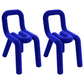 Contemporary Style Velvet Chairs Dining Room Open Back Side Chairs Set Royal Blue 2 Piece Set Clearhalo ' kitchen&dining_furn' 'Dining Chairs' 'Dining Tables & Seating' 'dining_chair' 'furn' 'furn_dining_chair' 'Furniture' 'furniture_dining_chair' 'Kitchen & Dining Furniture' 'kitchen' 4038240