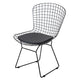 Scandinavian Metal Bedroom Side Chair Cross Back Matte Finish Dining Chair Clearhalo ' kitchen&dining_furn' 'Dining Chairs' 'Dining Tables & Seating' 'dining_chair' 'furn' 'furn_dining_chair' 'Furniture' 'furniture_dining_chair' 'Kitchen & Dining Furniture' 'kitchen' 4038272