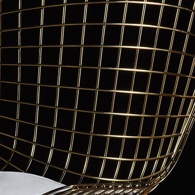 Scandinavian Metal Bedroom Side Chair Cross Back Matte Finish Dining Chair Clearhalo ' kitchen&dining_furn' 'Dining Chairs' 'Dining Tables & Seating' 'dining_chair' 'furn' 'furn_dining_chair' 'Furniture' 'furniture_dining_chair' 'Kitchen & Dining Furniture' 'kitchen' 4038280