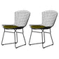 Scandinavian Metal Bedroom Side Chair Cross Back Matte Finish Dining Chair Black Green 2 Piece Set Clearhalo ' kitchen&dining_furn' 'Dining Chairs' 'Dining Tables & Seating' 'dining_chair' 'furn' 'furn_dining_chair' 'Furniture' 'furniture_dining_chair' 'Kitchen & Dining Furniture' 'kitchen' 4038299