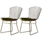 Scandinavian Metal Bedroom Side Chair Cross Back Matte Finish Dining Chair Gold Green 2 Piece Set Clearhalo ' kitchen&dining_furn' 'Dining Chairs' 'Dining Tables & Seating' 'dining_chair' 'furn' 'furn_dining_chair' 'Furniture' 'furniture_dining_chair' 'Kitchen & Dining Furniture' 'kitchen' 4038323