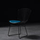 Scandinavian Metal Bedroom Side Chair Cross Back Matte Finish Dining Chair Black Blue 1 Piece Clearhalo ' kitchen&dining_furn' 'Dining Chairs' 'Dining Tables & Seating' 'dining_chair' 'furn' 'furn_dining_chair' 'Furniture' 'furniture_dining_chair' 'Kitchen & Dining Furniture' 'kitchen' 4038328