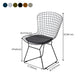 Scandinavian Metal Bedroom Side Chair Cross Back Matte Finish Dining Chair Clearhalo ' kitchen&dining_furn' 'Dining Chairs' 'Dining Tables & Seating' 'dining_chair' 'furn' 'furn_dining_chair' 'Furniture' 'furniture_dining_chair' 'Kitchen & Dining Furniture' 'kitchen' 4038330
