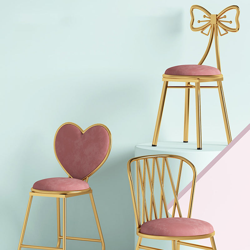 Scandinavian Style Upholstered Armless Dining Chair Open Back Dining Single Chair Clearhalo ' kitchen&dining_furn' 'Dining Chairs' 'Dining Tables & Seating' 'dining_chair' 'furn' 'furn_dining_chair' 'Furniture' 'furniture_dining_chair' 'Kitchen & Dining Furniture' 'kitchen' 4038331