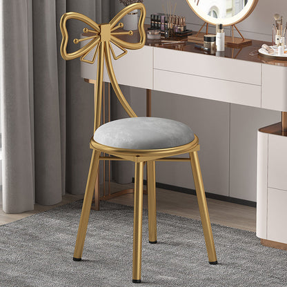 Scandinavian Style Upholstered Armless Dining Chair Open Back Dining Single Chair Grey Clearhalo ' kitchen&dining_furn' 'Dining Chairs' 'Dining Tables & Seating' 'dining_chair' 'furn' 'furn_dining_chair' 'Furniture' 'furniture_dining_chair' 'Kitchen & Dining Furniture' 'kitchen' 4038333