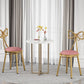 Scandinavian Style Upholstered Armless Dining Chair Open Back Dining Single Chair Clearhalo ' kitchen&dining_furn' 'Dining Chairs' 'Dining Tables & Seating' 'dining_chair' 'furn' 'furn_dining_chair' 'Furniture' 'furniture_dining_chair' 'Kitchen & Dining Furniture' 'kitchen' 4038336