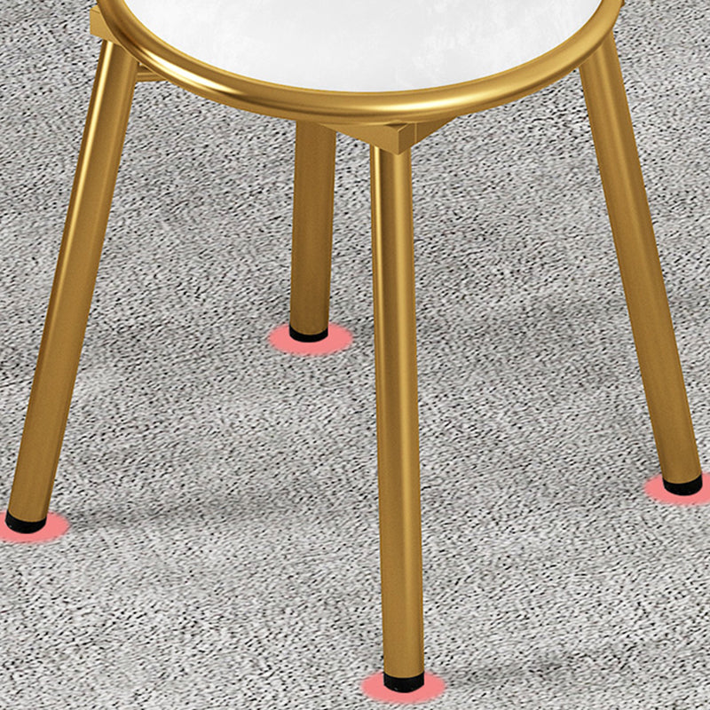 Scandinavian Style Upholstered Armless Dining Chair Open Back Dining Single Chair Clearhalo ' kitchen&dining_furn' 'Dining Chairs' 'Dining Tables & Seating' 'dining_chair' 'furn' 'furn_dining_chair' 'Furniture' 'furniture_dining_chair' 'Kitchen & Dining Furniture' 'kitchen' 4038343