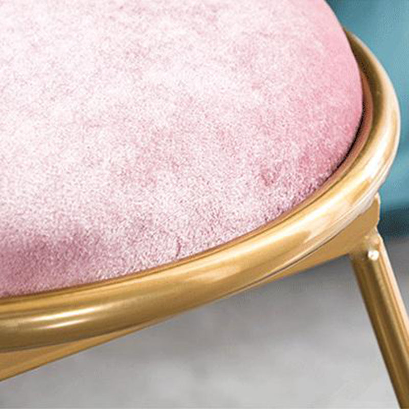 Scandinavian Style Upholstered Dining Chair Open Back Armless Single Chair Clearhalo ' kitchen&dining_furn' 'Dining Chairs' 'Dining Tables & Seating' 'dining_chair' 'furn' 'furn_dining_chair' 'Furniture' 'furniture_dining_chair' 'Kitchen & Dining Furniture' 'kitchen' 4038355