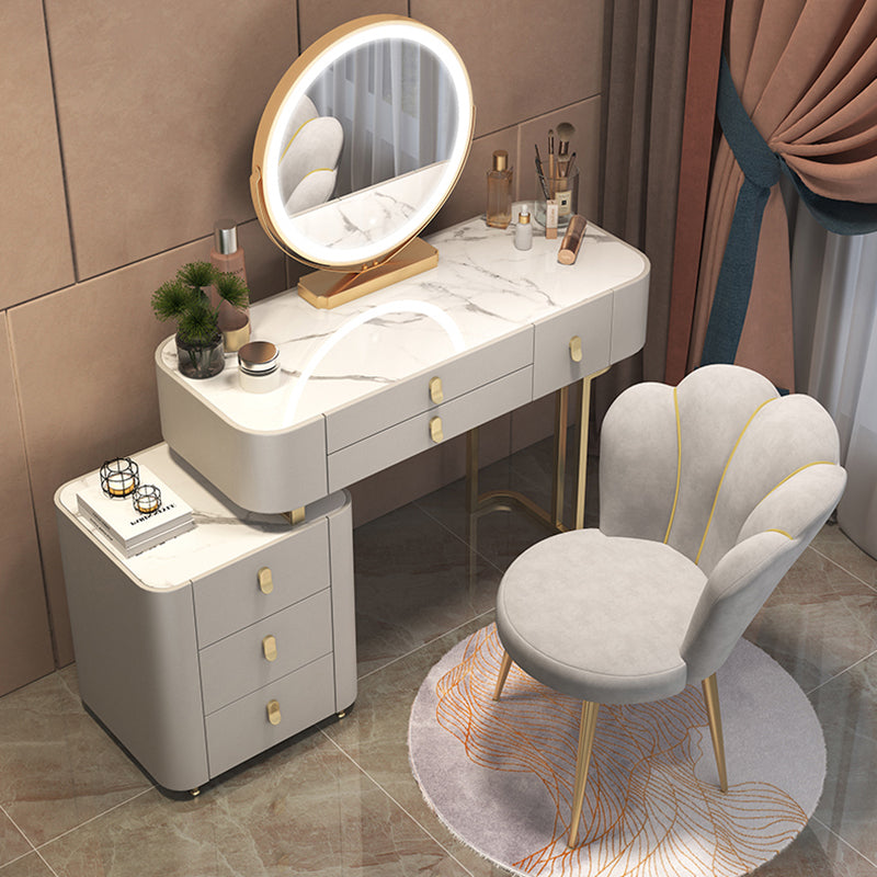 Glam Style Upholstered Armless Dining Chair Solid Back Single Dining Chair Clearhalo ' kitchen&dining_furn' 'Dining Chairs' 'Dining Tables & Seating' 'dining_chair' 'furn' 'furn_dining_chair' 'Furniture' 'furniture_dining_chair' 'Kitchen & Dining Furniture' 'kitchen' 4038438