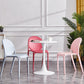 Scandinavian Style Plastic Dining Armless Chair Solid Back Dining Side Chairs Clearhalo ' kitchen&dining_furn' 'Dining Chairs' 'Dining Tables & Seating' 'dining_chair' 'furn' 'furn_dining_chair' 'Furniture' 'furniture_dining_chair' 'Kitchen & Dining Furniture' 'kitchen' 4038482