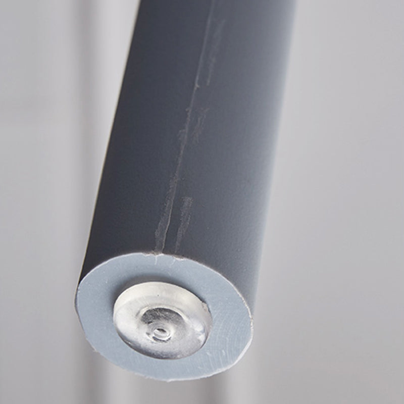 Scandinavian Style Plastic Dining Armless Chair Solid Back Dining Side Chairs Clearhalo ' kitchen&dining_furn' 'Dining Chairs' 'Dining Tables & Seating' 'dining_chair' 'furn' 'furn_dining_chair' 'Furniture' 'furniture_dining_chair' 'Kitchen & Dining Furniture' 'kitchen' 4038492