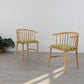 Scandinavian Style Upholstered Side Chair Windsor Back Dining Chairs for Home Clearhalo ' kitchen&dining_furn' 'Dining Chairs' 'Dining Tables & Seating' 'dining_chair' 'furn' 'furn_dining_chair' 'Furniture' 'furniture_dining_chair' 'Kitchen & Dining Furniture' 'kitchen' 4038542