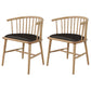 Scandinavian Style Upholstered Side Chair Windsor Back Dining Chairs for Home Wood 2 Piece Set Clearhalo ' kitchen&dining_furn' 'Dining Chairs' 'Dining Tables & Seating' 'dining_chair' 'furn' 'furn_dining_chair' 'Furniture' 'furniture_dining_chair' 'Kitchen & Dining Furniture' 'kitchen' 4038560
