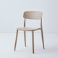 Scandinavian Plastic Restaurant Side Chair Candy Colors Open Back Dining Chair Camel 1 Piece Clearhalo ' kitchen&dining_furn' 'Dining Chairs' 'Dining Tables & Seating' 'dining_chair' 'furn' 'furn_dining_chair' 'Furniture' 'furniture_dining_chair' 'Kitchen & Dining Furniture' 'kitchen' 4038609