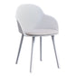 Contemporary Plastic Restaurant Arm Chair Matte Finish Solid Back Dining Chair (Set of 4) Clearhalo ' kitchen&dining_furn' 'Dining Chairs' 'Dining Tables & Seating' 'dining_chair' 'Furniture' 'furniture_dining_chair' 'Kitchen & Dining Furniture' 'kitchen' 4038653
