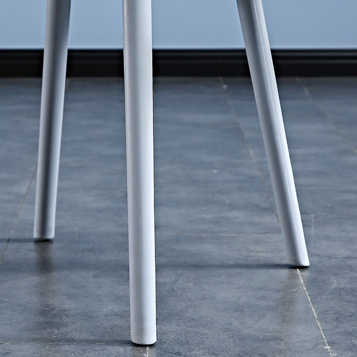 Contemporary Plastic Restaurant Arm Chair Matte Finish Solid Back Dining Chair (Set of 4) Clearhalo ' kitchen&dining_furn' 'Dining Chairs' 'Dining Tables & Seating' 'dining_chair' 'Furniture' 'furniture_dining_chair' 'Kitchen & Dining Furniture' 'kitchen' 4038660