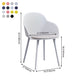 Contemporary Plastic Restaurant Arm Chair Matte Finish Solid Back Dining Chair (Set of 4) Clearhalo ' kitchen&dining_furn' 'Dining Chairs' 'Dining Tables & Seating' 'dining_chair' 'Furniture' 'furniture_dining_chair' 'Kitchen & Dining Furniture' 'kitchen' 4038670