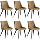 Scandinavian Leather Restaurant Side Chair Matte Finish Parsons Dining Chair Yellow 6 Piece Set Black Gold Clearhalo ' kitchen&dining_furn' 'Dining Chairs' 'Dining Tables & Seating' 'dining_chair' 'furn' 'furn_dining_chair' 'Furniture' 'furniture_dining_chair' 'Kitchen & Dining Furniture' 'kitchen' 4038715