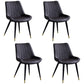 Scandinavian Leather Restaurant Side Chair Matte Finish Parsons Dining Chair Brown 4 Piece Set Black Gold Clearhalo ' kitchen&dining_furn' 'Dining Chairs' 'Dining Tables & Seating' 'dining_chair' 'furn' 'furn_dining_chair' 'Furniture' 'furniture_dining_chair' 'Kitchen & Dining Furniture' 'kitchen' 4038730