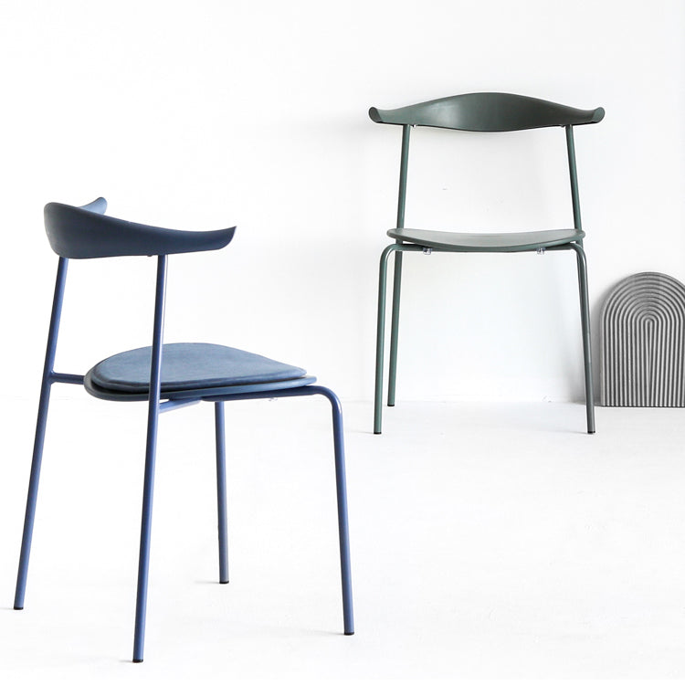 Minimalist Style Open Back Dining Side Chair Armless Dining Side Chair for Home (Set of 2) Clearhalo ' kitchen&dining_furn' 'Dining Chairs' 'Dining Tables & Seating' 'dining_chair' 'furn' 'furn_dining_chair' 'Furniture' 'furniture_dining_chair' 'Kitchen & Dining Furniture' 'kitchen' 4038780