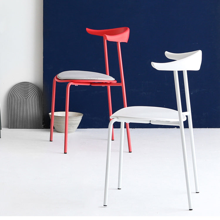 Minimalist Style Open Back Dining Side Chair Armless Dining Side Chair for Home (Set of 2) Clearhalo ' kitchen&dining_furn' 'Dining Chairs' 'Dining Tables & Seating' 'dining_chair' 'furn' 'furn_dining_chair' 'Furniture' 'furniture_dining_chair' 'Kitchen & Dining Furniture' 'kitchen' 4038785