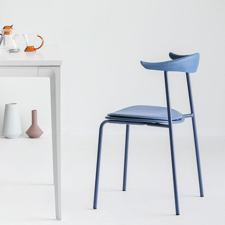 Minimalist Style Open Back Dining Side Chair Armless Dining Side Chair for Home (Set of 2) Clearhalo ' kitchen&dining_furn' 'Dining Chairs' 'Dining Tables & Seating' 'dining_chair' 'furn' 'furn_dining_chair' 'Furniture' 'furniture_dining_chair' 'Kitchen & Dining Furniture' 'kitchen' 4038787