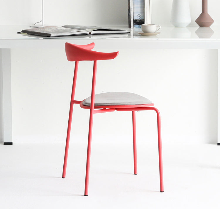 Minimalist Style Open Back Dining Side Chair Armless Dining Side Chair for Home (Set of 2) Clearhalo ' kitchen&dining_furn' 'Dining Chairs' 'Dining Tables & Seating' 'dining_chair' 'furn' 'furn_dining_chair' 'Furniture' 'furniture_dining_chair' 'Kitchen & Dining Furniture' 'kitchen' 4038788