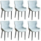 Minimalist Style Leather Dining Arm Chairs Wingback Parsons Chair for Home Light Blue 6 Piece Set Clearhalo ' kitchen&dining_furn' 'Dining Chairs' 'Dining Tables & Seating' 'dining_chair' 'furn' 'furn_dining_chair' 'Furniture' 'furniture_dining_chair' 'Kitchen & Dining Furniture' 'kitchen' 4038803