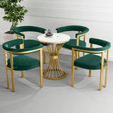 Scandinavian Style Upholstered Armless Dining Chairs Open Back Side Chair (Set of 2) Clearhalo ' kitchen&dining_furn' 'Dining Chairs' 'Dining Tables & Seating' 'dining_chair' 'furn' 'furn_dining_chair' 'Furniture' 'furniture_dining_chair' 'Kitchen & Dining Furniture' 'kitchen' 4038834