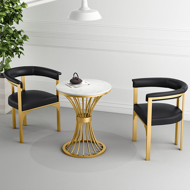 Scandinavian Style Upholstered Armless Dining Chairs Open Back Side Chair (Set of 2) Clearhalo ' kitchen&dining_furn' 'Dining Chairs' 'Dining Tables & Seating' 'dining_chair' 'furn' 'furn_dining_chair' 'Furniture' 'furniture_dining_chair' 'Kitchen & Dining Furniture' 'kitchen' 4038842