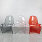 Contemporary Style Plastic Dining Armless Chair Curved Dining Solid Chair (Set of 4) Clearhalo ' kitchen&dining_furn' 'Dining Chairs' 'Dining Tables & Seating' 'dining_chair' 'Furniture' 'furniture_dining_chair' 'Kitchen & Dining Furniture' 'kitchen' 4038943