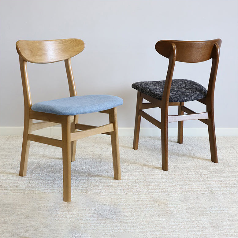 Contemporary Style Wood Side Dining Chairs Open Back Dining Armless Chairs Clearhalo ' kitchen&dining_furn' 'Dining Chairs' 'Dining Tables & Seating' 'dining_chair' 'furn' 'furn_dining_chair' 'Furniture' 'furniture_dining_chair' 'Kitchen & Dining Furniture' 'kitchen' 4038981