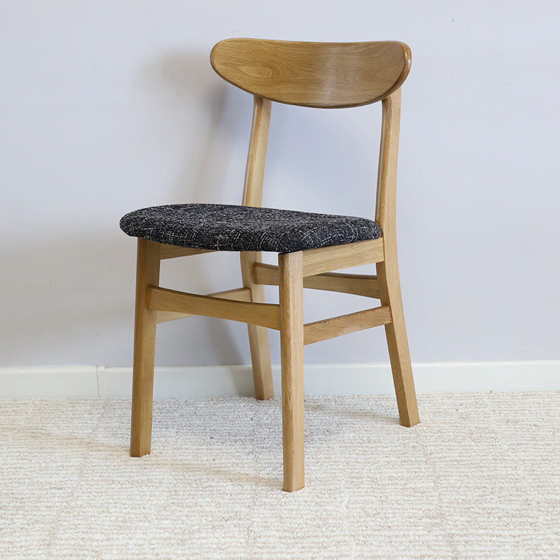 Contemporary Style Wood Side Dining Chairs Open Back Dining Armless Chairs Gray Coffee 1 Piece Clearhalo ' kitchen&dining_furn' 'Dining Chairs' 'Dining Tables & Seating' 'dining_chair' 'furn' 'furn_dining_chair' 'Furniture' 'furniture_dining_chair' 'Kitchen & Dining Furniture' 'kitchen' 4038982